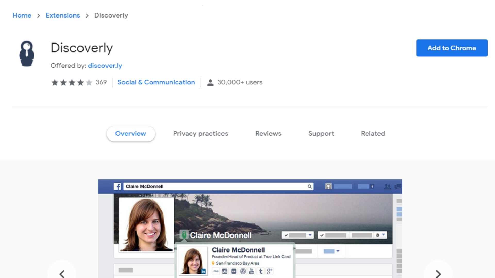 Discoverly Chrome Extension