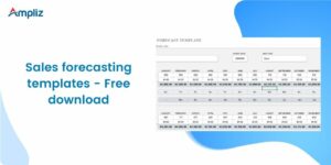 sales forecasting templates